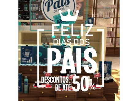 ADESIVO DIA DOS PAIS DESCONTOS DE ATÉ 50%